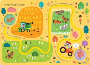 Follow That Tractor! (Trace the Trails) - Georgie Taylor [KSIĄŻKA]