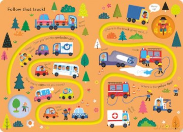 Follow That Truck! (Trace the Trails) - Georgie Taylor [KSIĄŻKA]