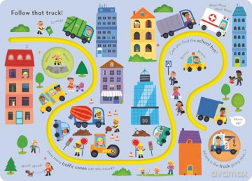 Follow That Truck! (Trace the Trails) - Georgie Taylor [KSIĄŻKA]