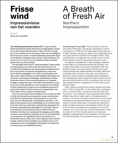 Frisse Wind: Impressionisme van het Noorden/Impressionism of the North - Anne van Lienden [KSIĄŻKA]