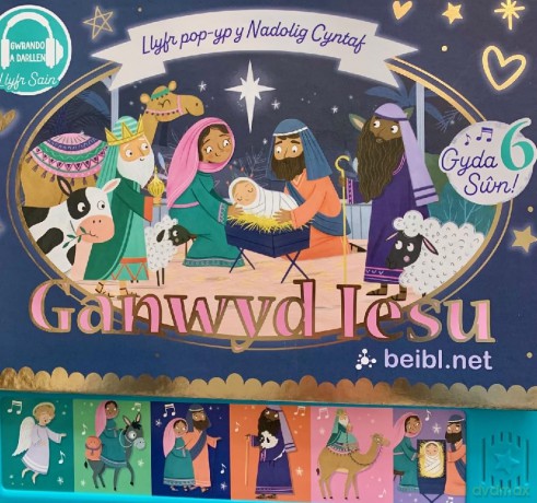 Ganwyd Iesu: Llyfr popyp y Nadolig Cyntaf - beibl.net [KSIĄŻKA]