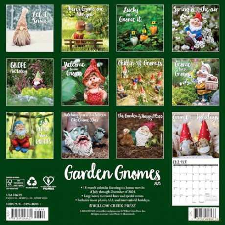 Garden Gnomes 2025 Wall [KSIĄŻKA]