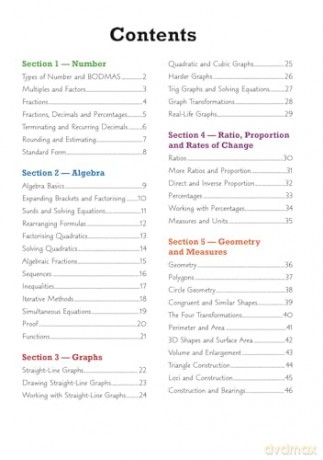 GCSE Maths OCR Knowledge Organiser - Higher: Perfect for the 2024 and 2025 Exams (CGP OCR GCSE Maths) - CGP Books [KSIĄŻKA]