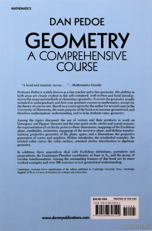 Geometry: A Comprehensive Course (Dover Books on MaTHEMA 1.4tics) - Dan Pedoe [KSIĄŻKA]