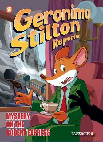 Geronimo Stilton Reporter #11: Intrigue on the Rodent Express (Geronimo Stilton Reporter Graphic Novels) - Geronimo Stilton [KSIĄŻKA]