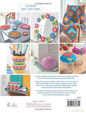 Get Hooked on Crochet: 35 easy projects: Fun and colourful patterns for beginners - Natalie Beard [KSIĄŻKA]