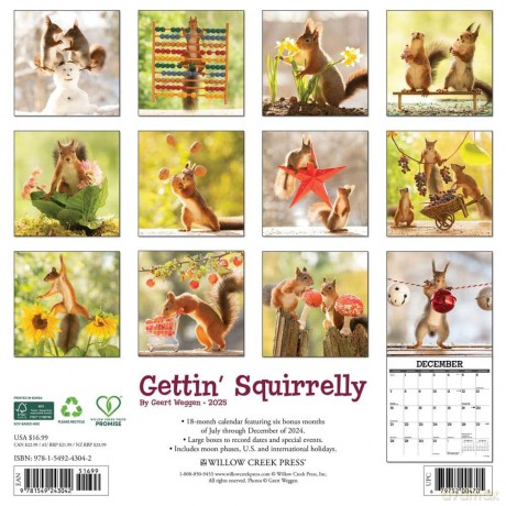 Gettin' Squirrelly 2025 Wall [KSIĄŻKA]