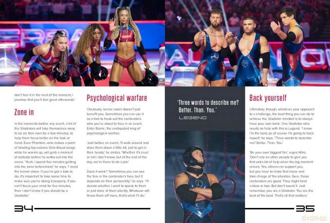 Gladiators: Ready!: THE COMPANION BOOK TO THE UK'S FAVOURITE GAMESHOW - The Gladiators [KSIĄŻKA]