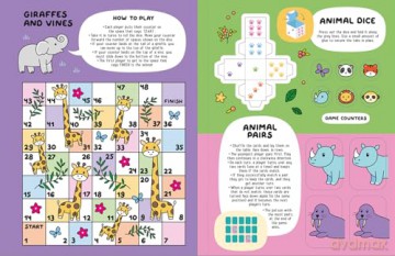 Glow-in-the-Dark Animals Sticker Activity (Glow-in-the-Dark Sticker Activity Book) - Lisa Regan [KSIĄŻKA]