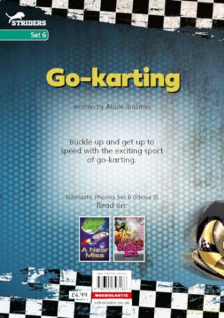 Go-karting - Little Wandle high-low decodable reader for ages 7+ (Striders Phonics Readers) - Abbie Rushton [KSIĄŻKA]