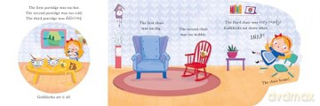 Goldilocks and the Three Bears (Fold-Out Fairy Tales): 5 (Traditional Fold-Out Fairy Tales) [KSIĄŻKA]