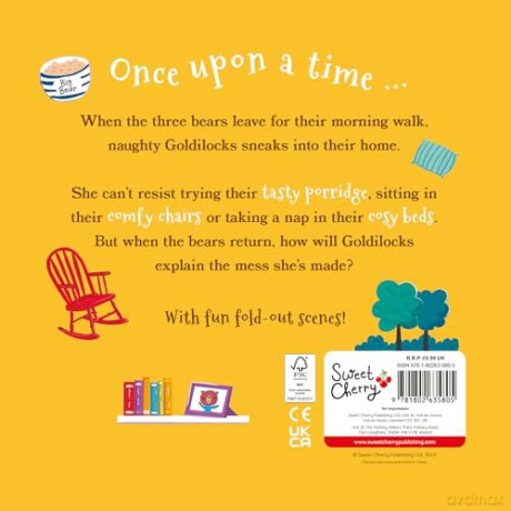 Goldilocks and the Three Bears (Fold-Out Fairy Tales): 5 (Traditional Fold-Out Fairy Tales) [KSIĄŻKA]