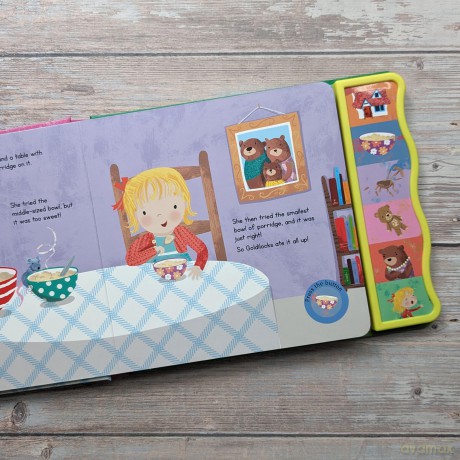 Goldilocks And The Three Bears Fairy Tale Sound Book - 6 Enchanting Sound Buttons To Press And Play [KSIĄŻKA]