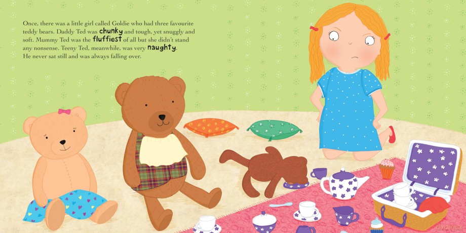 Goldilocks and the Three Teddy Bears (Square Fairytales) - Gemma Cary [KSIĄŻKA]