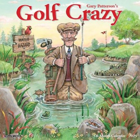 Golf Crazy by Gary Patterson 2025 Wall [KSIĄŻKA]
