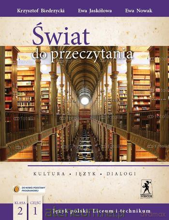 J.Polski LO Świat do przeczytania 2/1 w.2013 NPP [KSIĄŻKA]
