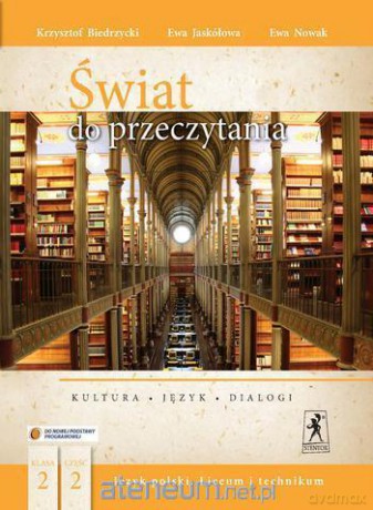 J.Polski LO Świat do przeczytania 2/2 w.2014 NPP [KSIĄŻKA]