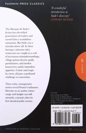Gothic Tales: Marquis de Sade (Pushkin Press Classics) - Marquis de Sade [KSIĄŻKA]