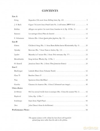 Grade 7 Piano Anthology 2025-2026 [KSIĄŻKA]