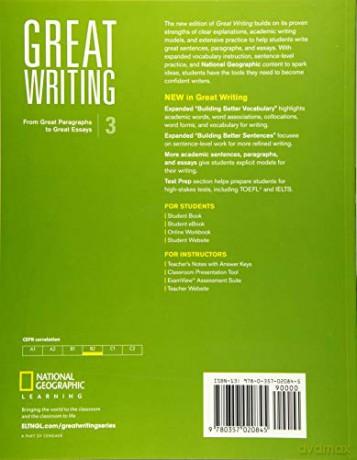 Great Writing 3: Student's Book - Keith Folse [KSIĄŻKA]
