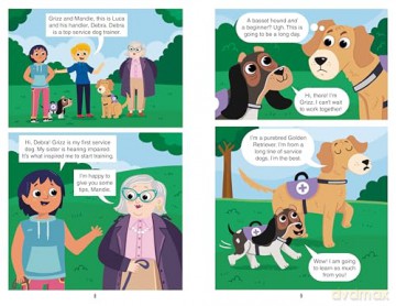 Grizz Listens and Leads: A Hearing Dog Graphic Novel (Service Pups in Training) - Mari Bolte [KSIĄŻKA]