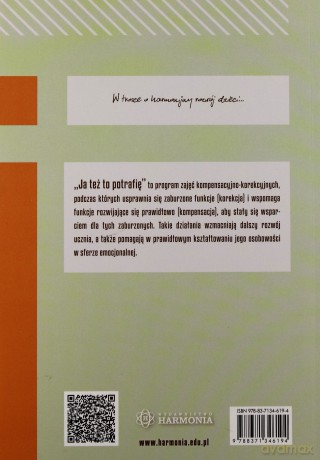 Ja też to potrafię! Program zajęć... [KSIĄŻKA]