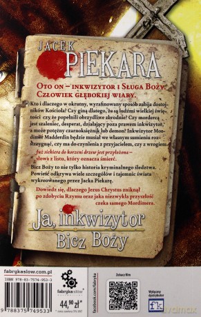 Ja, inkwizytor. Bicz Boży w.2013 [KSIĄŻKA]