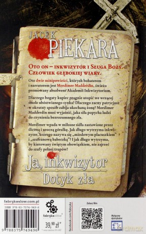 Ja, inkwizytor. Dotyk zła. w.2013 [KSIĄŻKA]