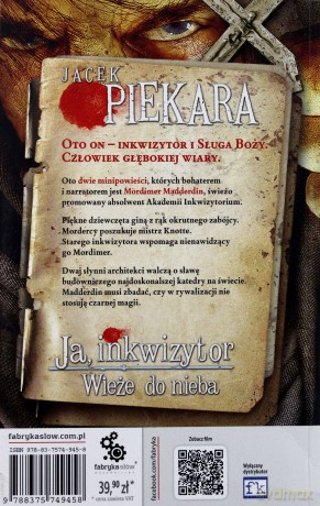 Ja, inkwizytor. Wieże do nieba [KSIĄŻKA]