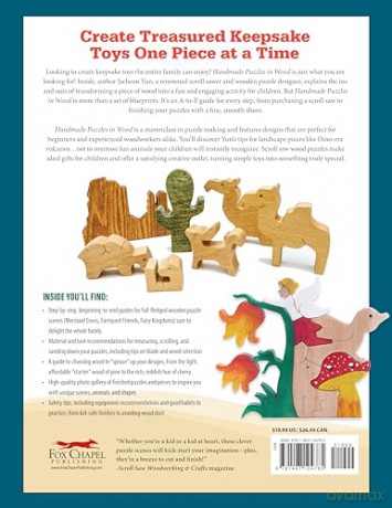 Handmade Puzzles in Wood: Making Interlocking Treasures-with 200+ Ready-to-Use Patterns - Jaeheon Yun [KSIĄŻKA]
