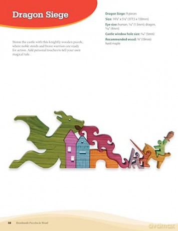 Handmade Puzzles in Wood: Making Interlocking Treasures-with 200+ Ready-to-Use Patterns - Jaeheon Yun [KSIĄŻKA]