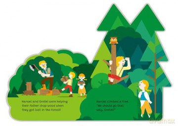 Hansel and Gretel (Fairy Tale Shape Books) - Lenka Chytilova [KSIĄŻKA]
