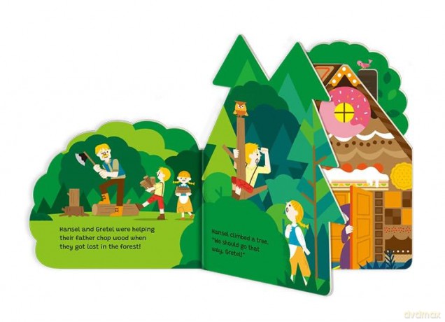 Hansel and Gretel (Fairy Tale Shape Books) - Lenka Chytilova [KSIĄŻKA]
