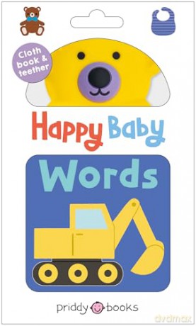 Happy Baby Words: Teether and Cloth Book - Roger Priddy [KSIĄŻKA]