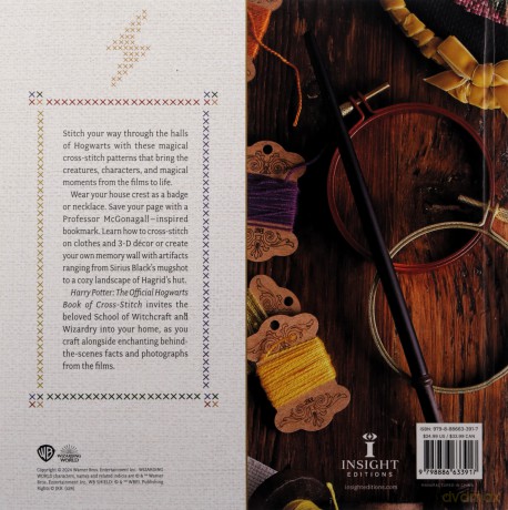 Harry Potter: The Official Hogwarts Book of Cross-Stitch - Willow Polson [KSIĄŻKA]