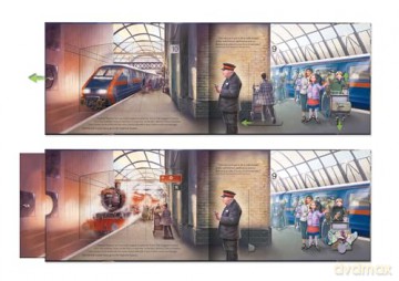 Harry Potter's Journey to Hogwarts: A Magical Surprises Pop-Up Book - David Hawcock [KSIĄŻKA]