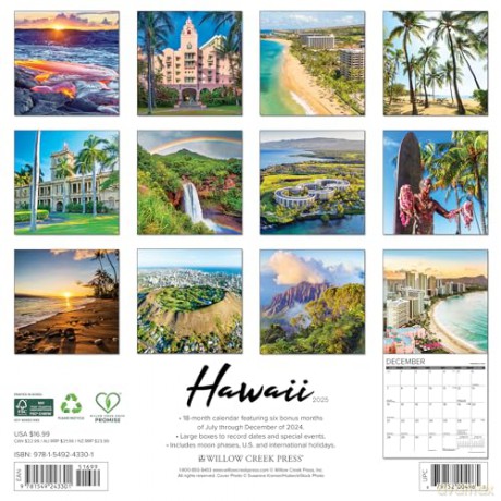 Hawaii 2025 Wall [KSIĄŻKA]