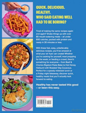 Healthy Air Fryer Feasts: The new 2024 cookbook and perfect gift from Instagram sensation @veryhungrygreek with delicious, healthy recipes that are quick and easy to make - Christina Kynigos [KSIĄŻKA]