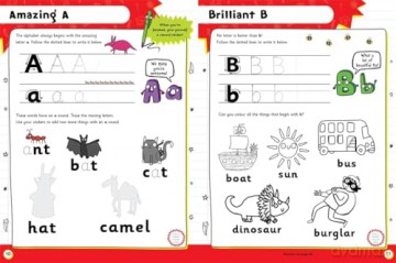 Help With Homework: Age 3+ Letters (Learn letter shapes and writing skills ready for school) [KSIĄŻKA]