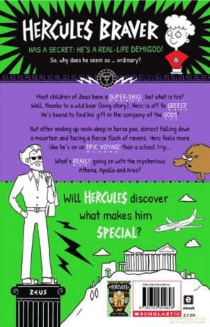 Hercules 2: A Hero's Journey (on a School Trip): the second book in the hilarious, highly illustrated Greek myth inspired series - Tom Vaughan [KSIĄŻKA]