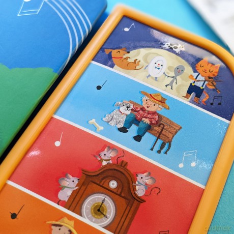 Hey Diddle Diddle Nursery Rhyme Sound Book - 7 Songs To Play And Sing [KSIĄŻKA]
