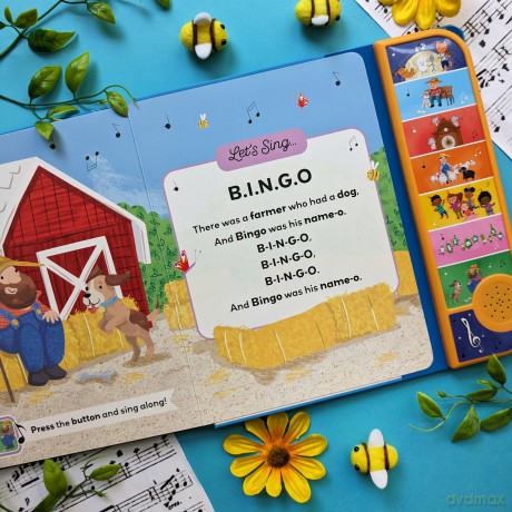 Hey Diddle Diddle Nursery Rhyme Sound Book - 7 Songs To Play And Sing [KSIĄŻKA]