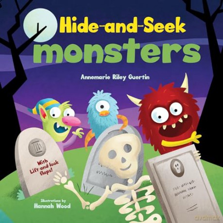 Hide-and-Seek Monsters: A Lift-the-Flap Book - Annemarie Riley Guertin [KSIĄŻKA]