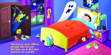 Hide-and-Seek Monsters: A Lift-the-Flap Book - Annemarie Riley Guertin [KSIĄŻKA]