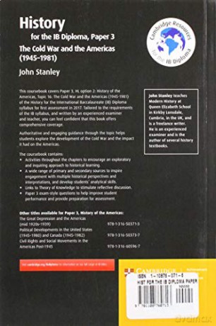 History for the IB Diploma Paper 3 The Cold War and the Americas (1945-1981) with Cambridge Elevate Edition - John Stanley [KSIĄŻKA]