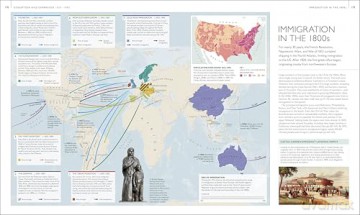 History of North America Map by Map (DK History Map by Map) [KSIĄŻKA]