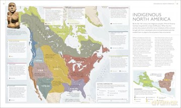 History of North America Map by Map (DK History Map by Map) [KSIĄŻKA]