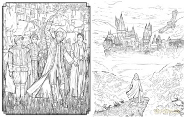 Hogwarts Legacy: The Official Coloring Book: Color Your Legacy (Harry Potter) [KSIĄŻKA]