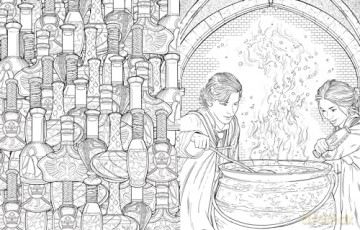 Hogwarts Legacy: The Official Coloring Book: Color Your Legacy (Harry Potter) [KSIĄŻKA]