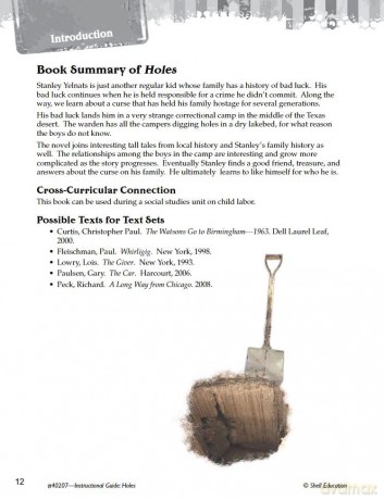 Holes: An Instructional Guide for Literature (Great Works) - Jessica Case [KSIĄŻKA]
